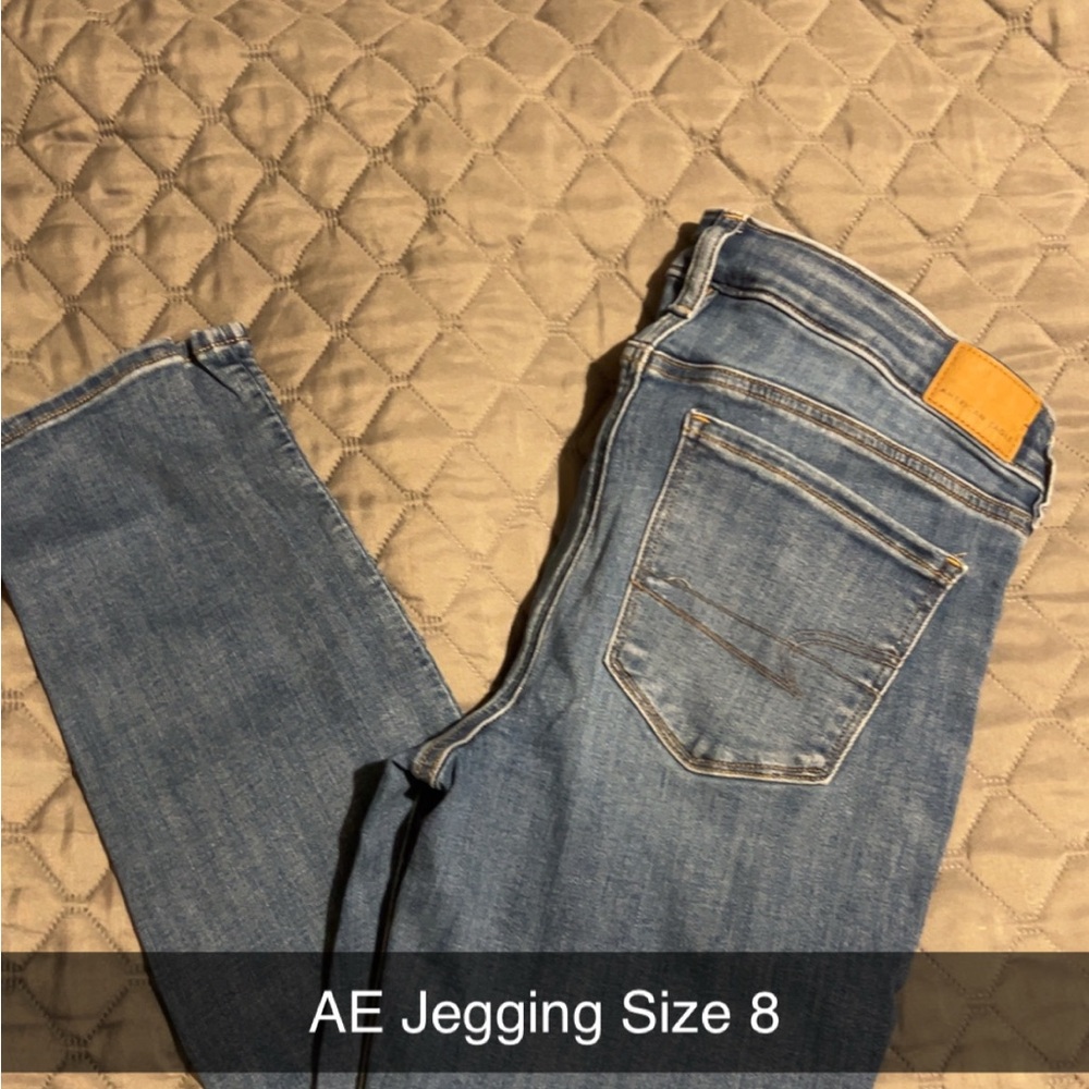 American Eagle Outfitters Women's Light Blue Jeggings